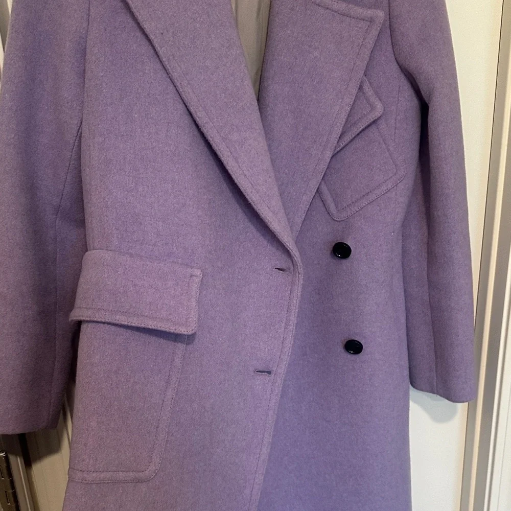 MANGO Wool Coat Size Small - Picture 4 of 8